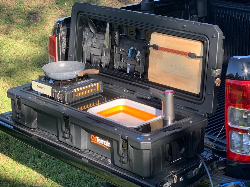 OzTerrain Portable Kitchen - Electric Tap